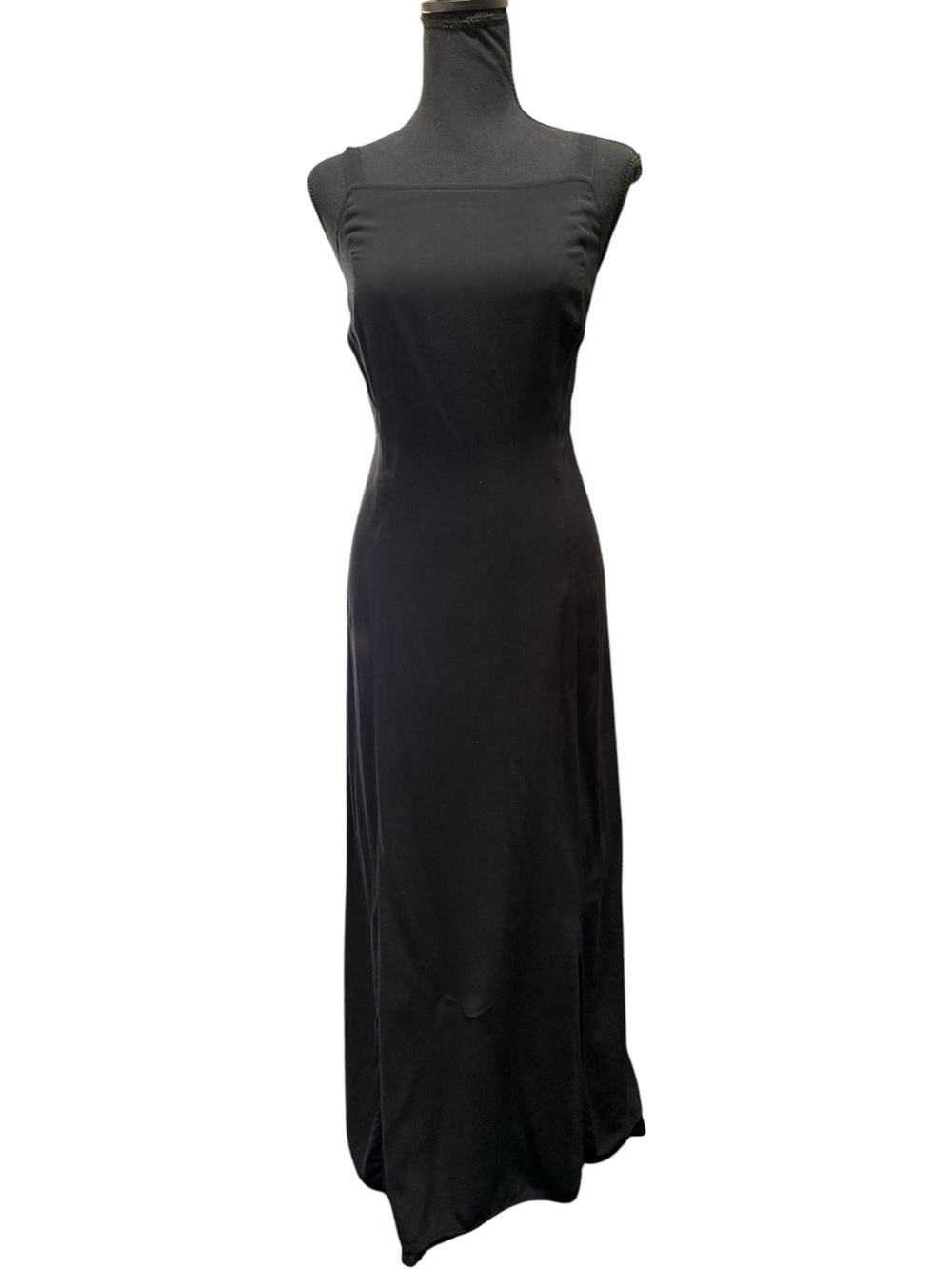 Old Navy Black Sleeveless Square-Neck Maxi Dress Size Large